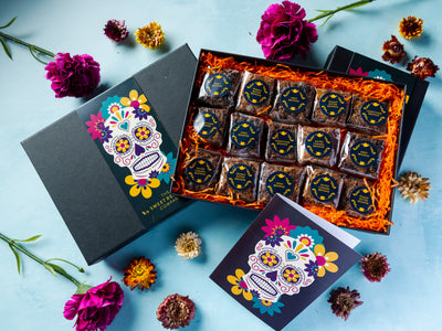 'Day Of The Dead' Indulgent Brownie Bites