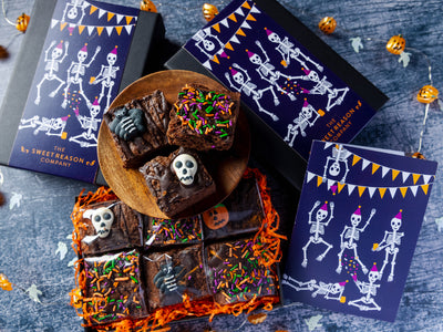 Skeleton Luxury Halloween Brownie Gift