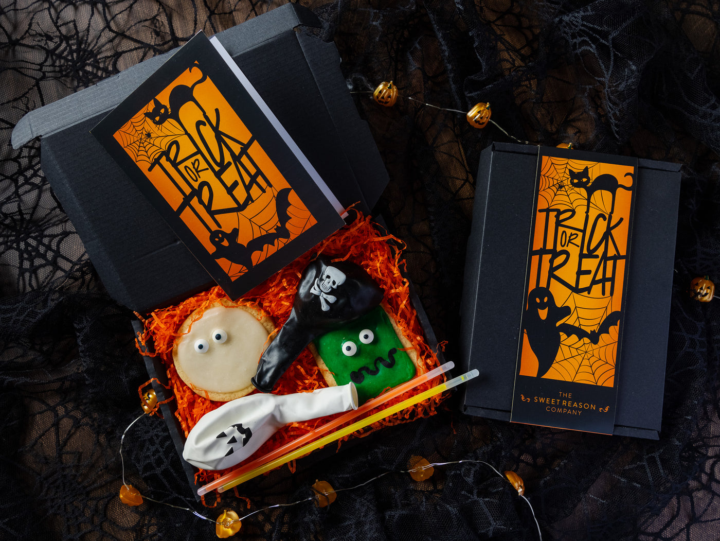Letterbox 'Trick or Treat' Biscuits & Party Pieces