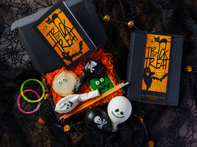 Letterbox 'Trick or Treat' Biscuits & Party Pieces