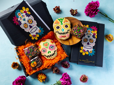 'Day of the Dead' Luxury Biscuit & Brownies Letterbox Gift