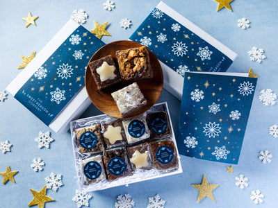 'Snowflakes' Luxury Brownies