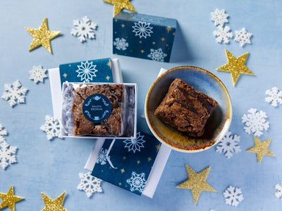 'Snowflakes' Gluten Free Mini Baileys Brownie & Tea