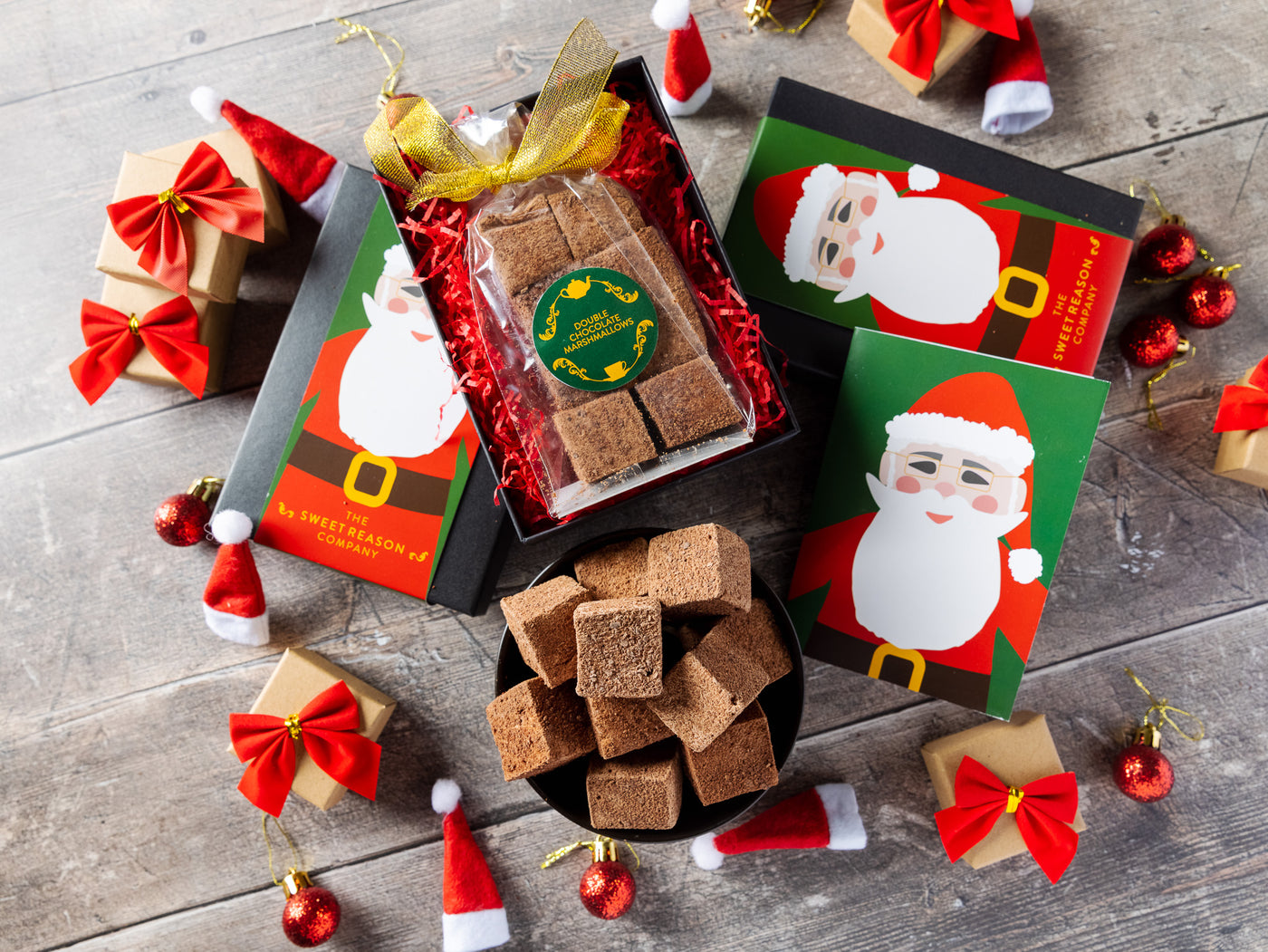 'Santa' Double Chocolate Marshmallows