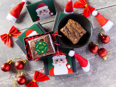 'Santa' Mini Baileys Brownie