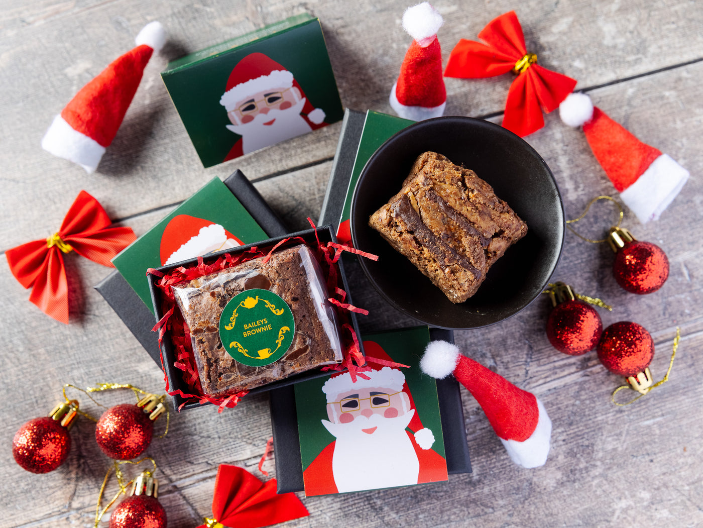 'Santa' Mini Baileys Brownie