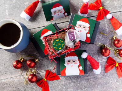 'Santa' Gluten Free Mini Baileys Brownie & Tea