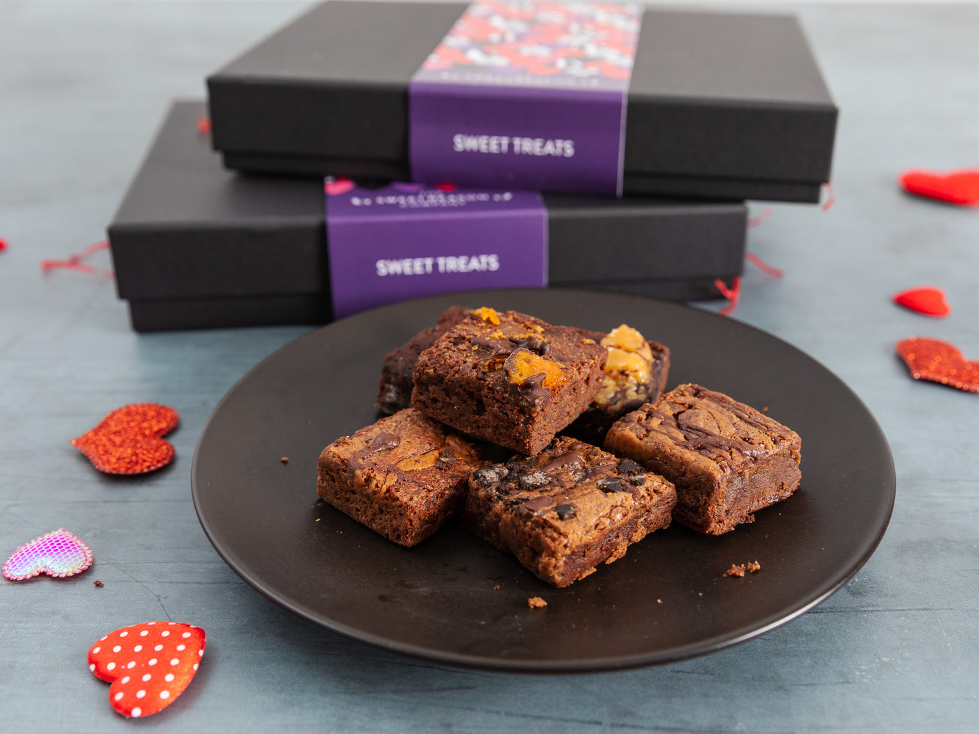 'King of Hearts' Indulgent Brownie Gift