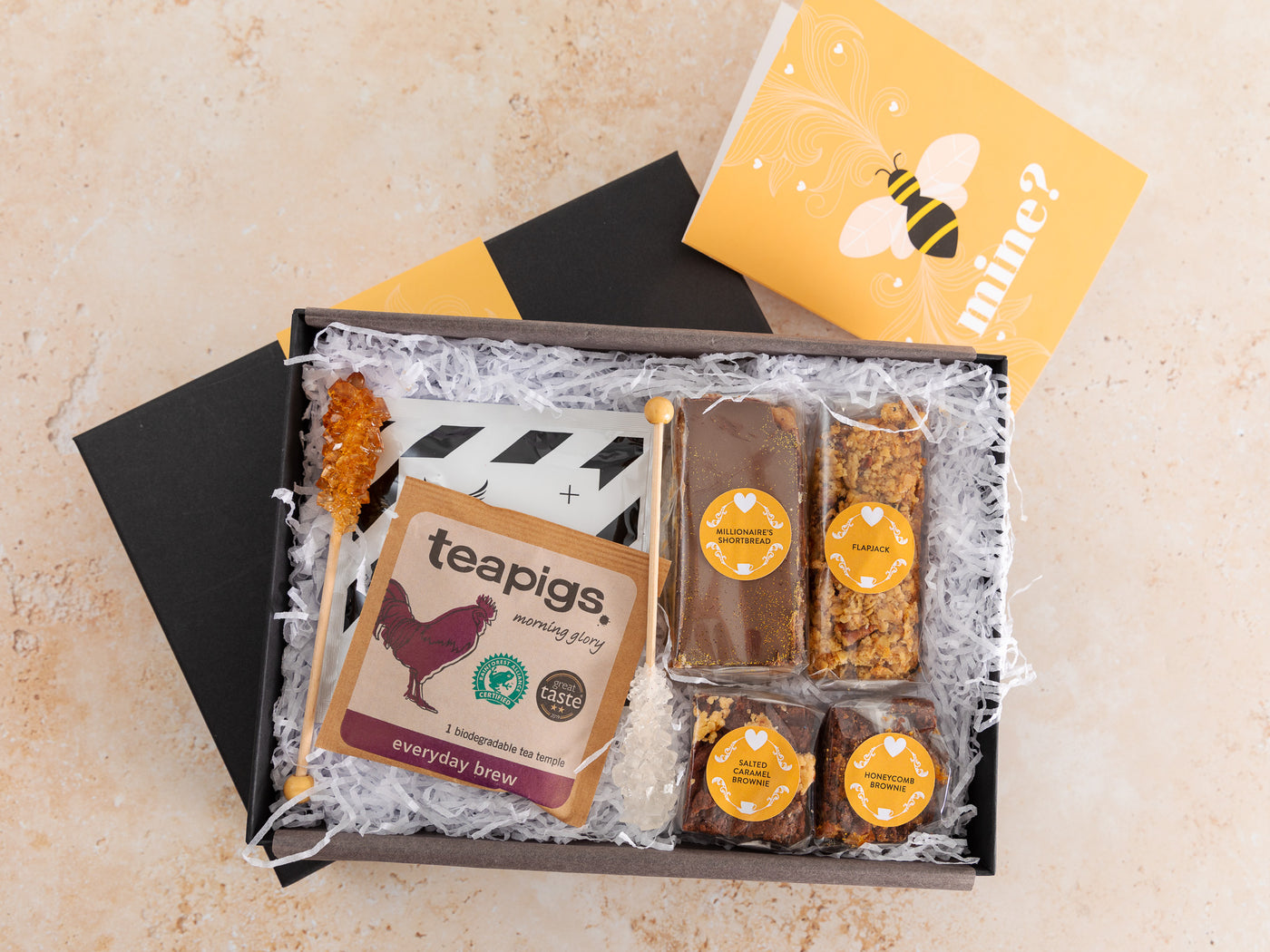 'Bee Mine' Coffee and Treats Valentine's Day Gift Box