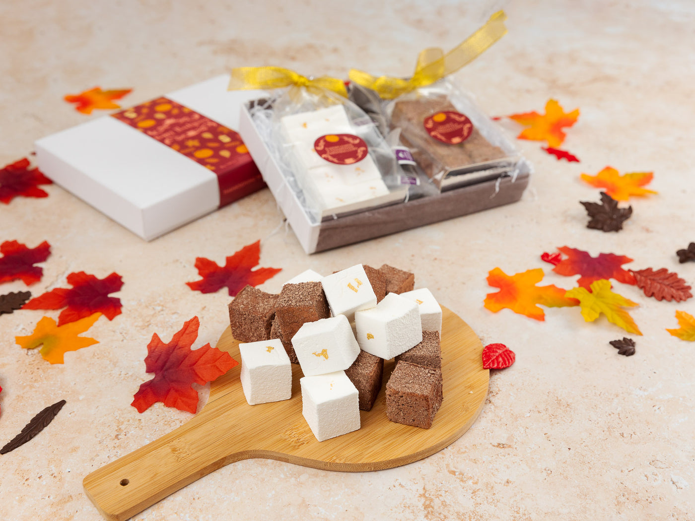 Thanksgiving Double Chocolate and Champagne & Elderflower Marshmallows Afternoon Tea for Four Gift