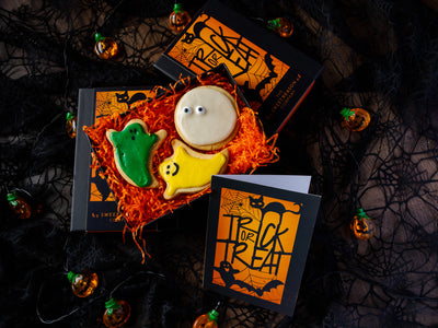 'Trick or Treat' Luxury Ghosts Biscuits