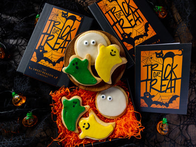 'Trick or Treat' Luxury Ghosts Biscuits