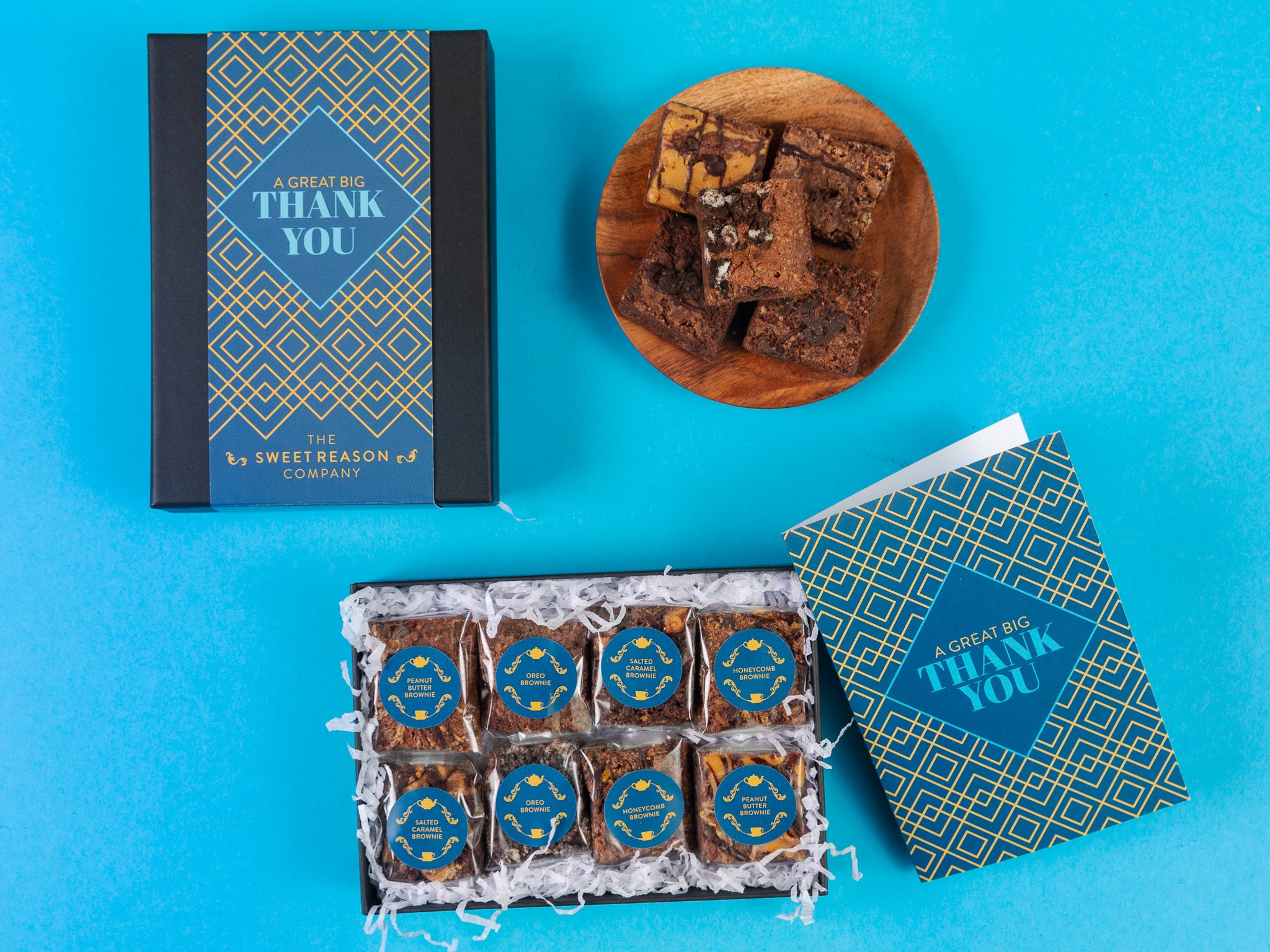 'Thank You' Luxury Brownie Gift – The Sweet Reason Company