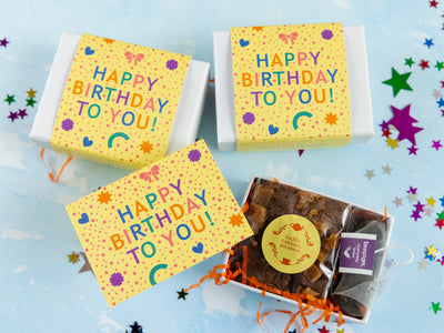 'Happy Birthday Confetti' Mini Afternoon Tea Gift