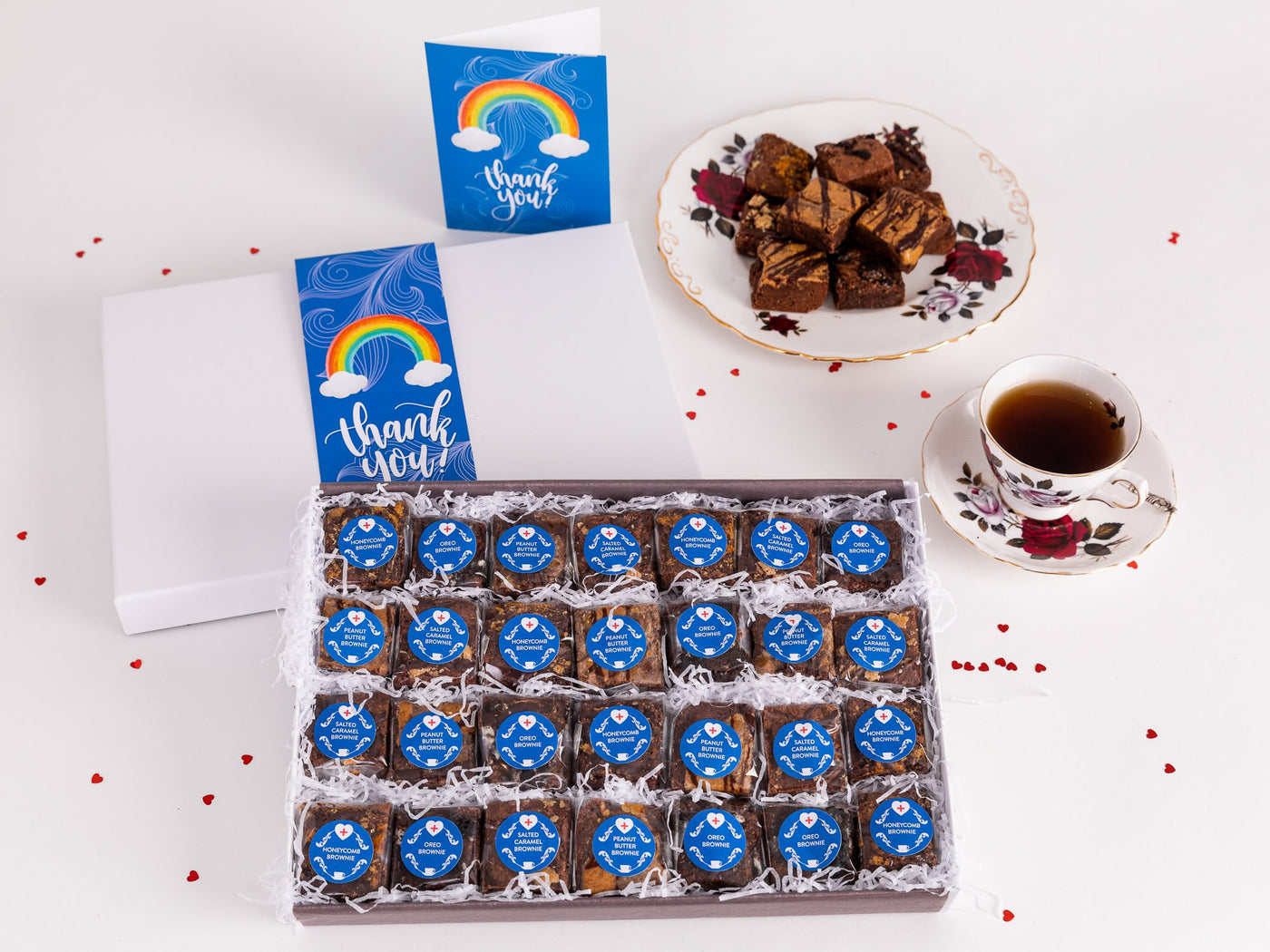 Thank You - Rainbow Vegan Ultimate Brownie Gift Box