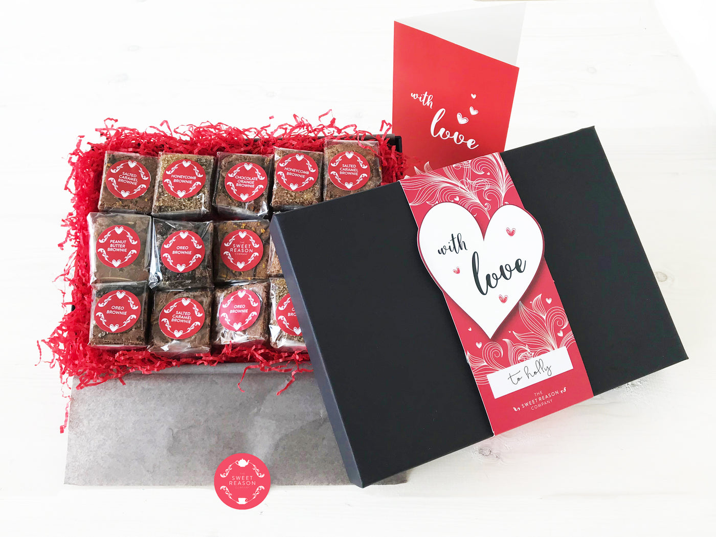 'Love Bites' Gluten Free Indulgent Brownie Gift