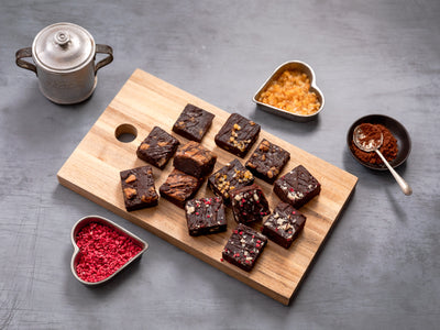 'King of Hearts' Vegan Luxury Brownie Gift