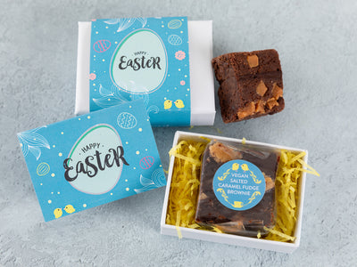 Easter Vegan Mini Brownie Gift