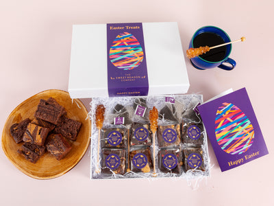 Easter Egg Vegan Brownies Afternoon Tea For Four Gift