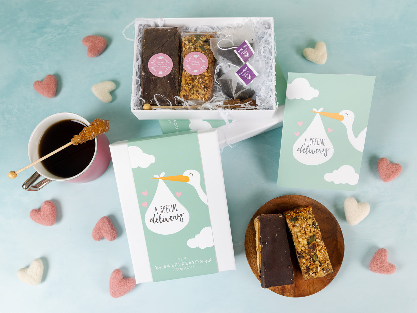 'A Special Delivery' Vegan Bars Afternoon Tea for Two Gift