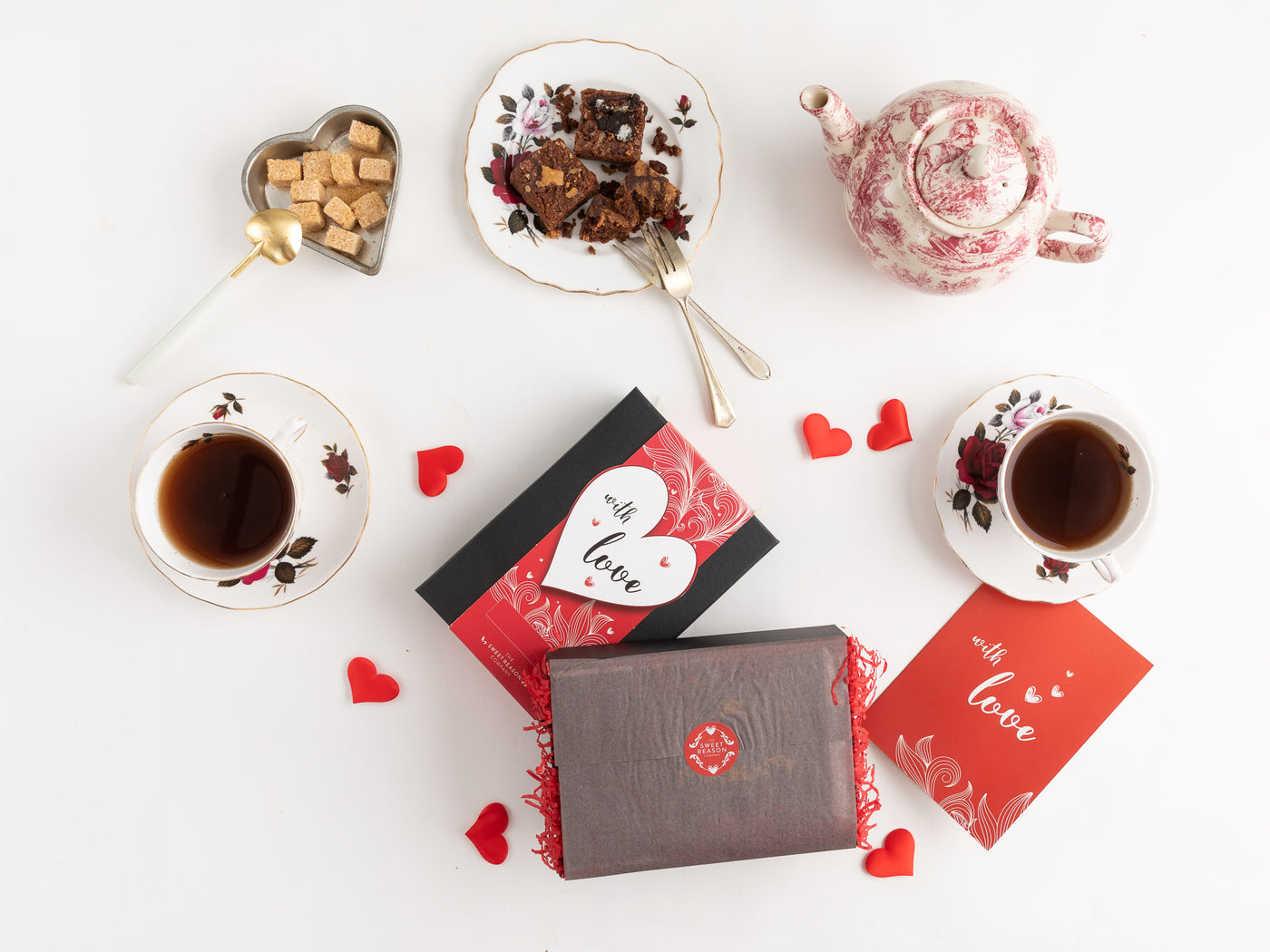 'With Love' Gluten Free Afternoon Tea For Two Gift