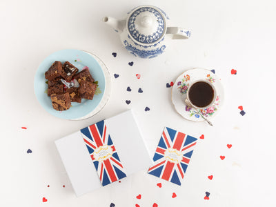 British Vegan Brownies Afternoon Tea for Four Gift Box