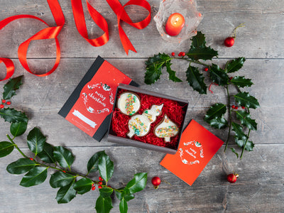 Christmas Luxury Bauble Biscuit Gift Box