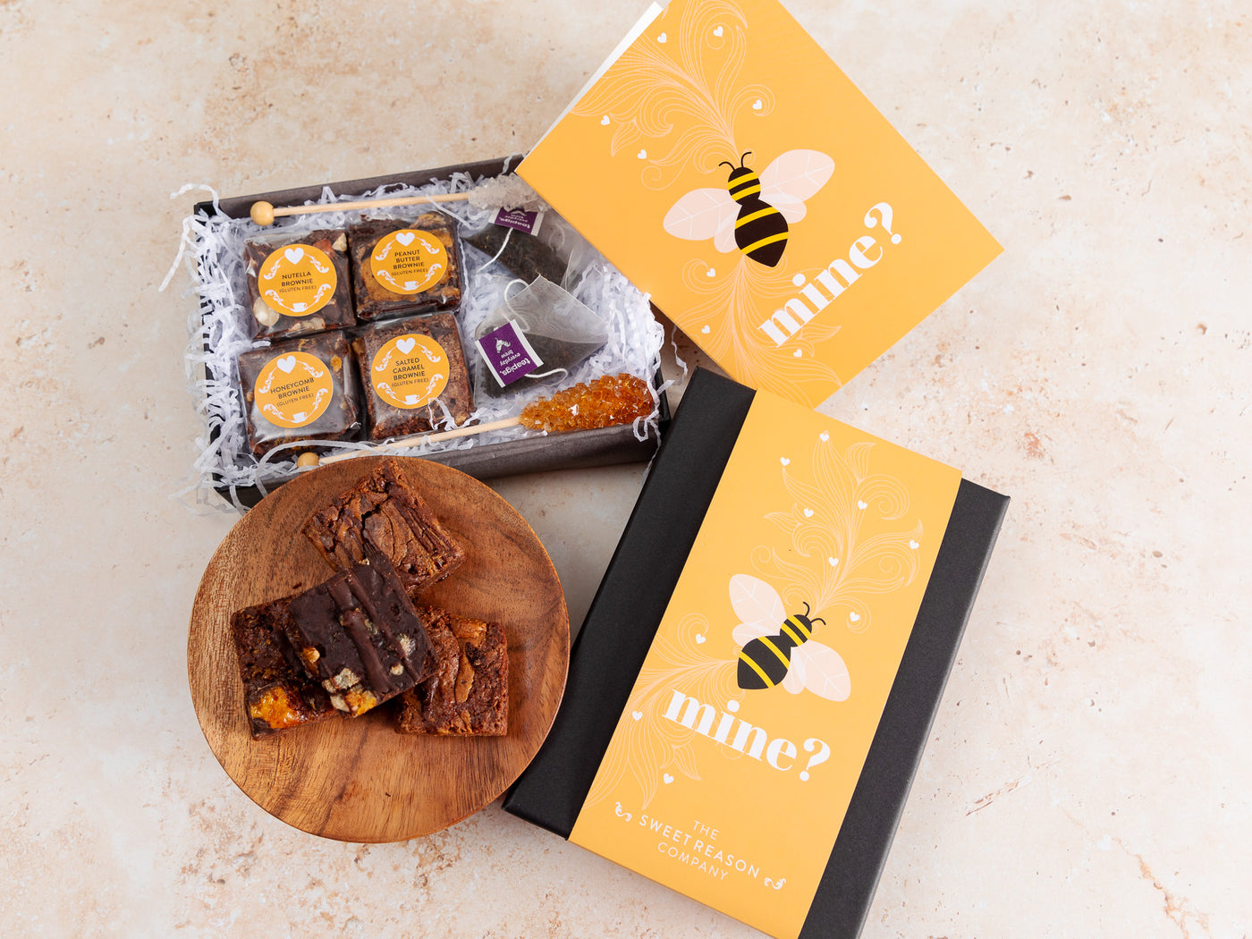 'Bee Mine' Gluten Free Afternoon Tea For Two Gift