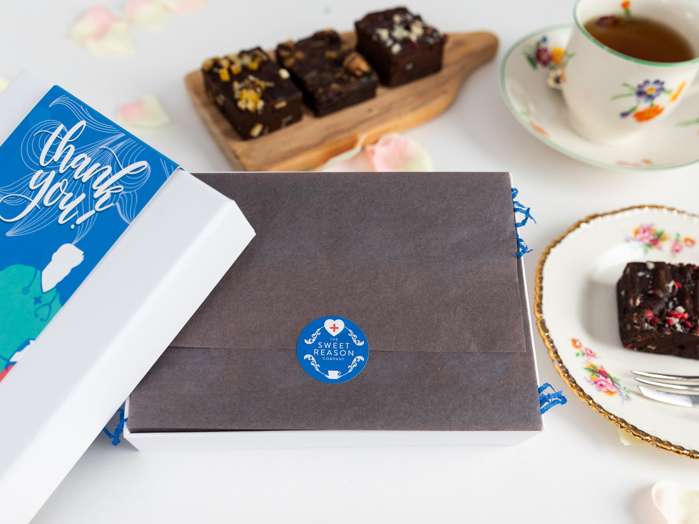 Thank You - Gluten Free Hero Afternoon Tea for Four Gift Box