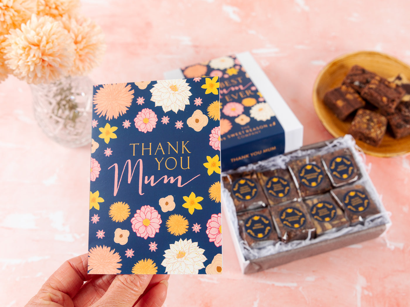 'Best Mum Ever' Gluten Free Luxury Brownie Gift